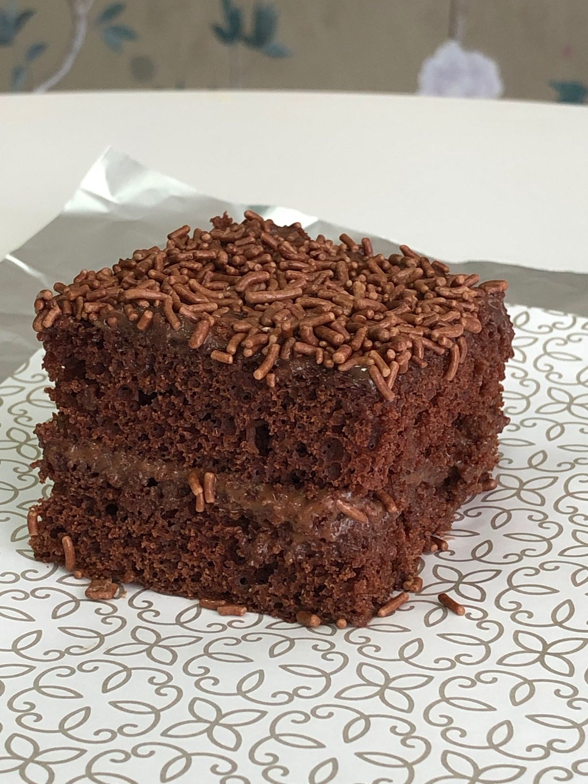 BOLO BRIGADEIRO FATIA